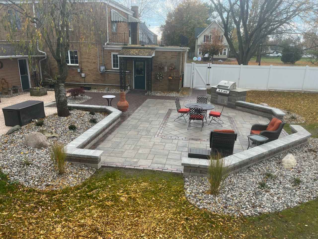 A recent landscape installation; Pro-Scape’s Premier Landscaping Services for Michigan Homeowners